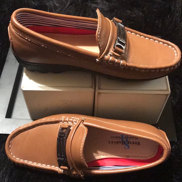 Steve Harvey Colton Boys Designer Fashion Sharp /& Adorable Vegan Loafers Drivers